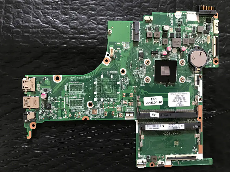 HP 809337-001 809337-501 809337-601 DA0X22MB6D0マザーボード