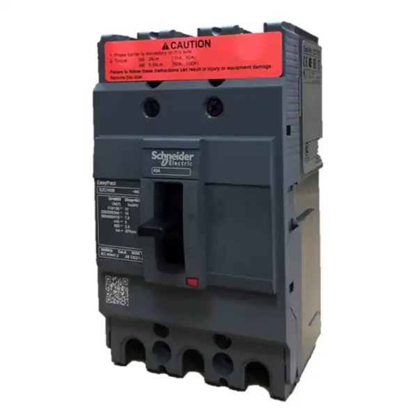 シュナイダー3極モールドケースサーキットブレーカEasypact EZC100B 3P40A