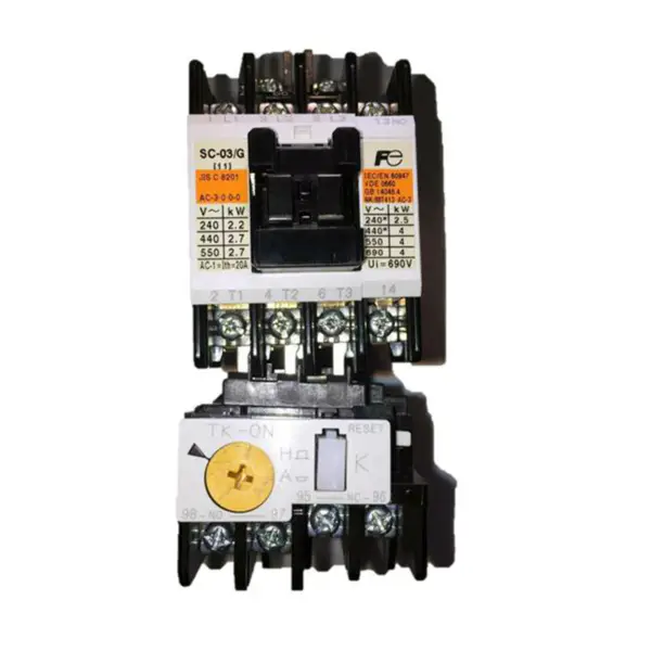 高品質富士電気磁気始動機 SW 03 220 v 4 ~ 6 A