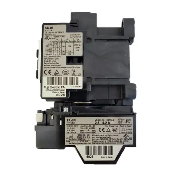 高品質富士電気磁気始動機 SW 03 220 v 4 ~ 6 A