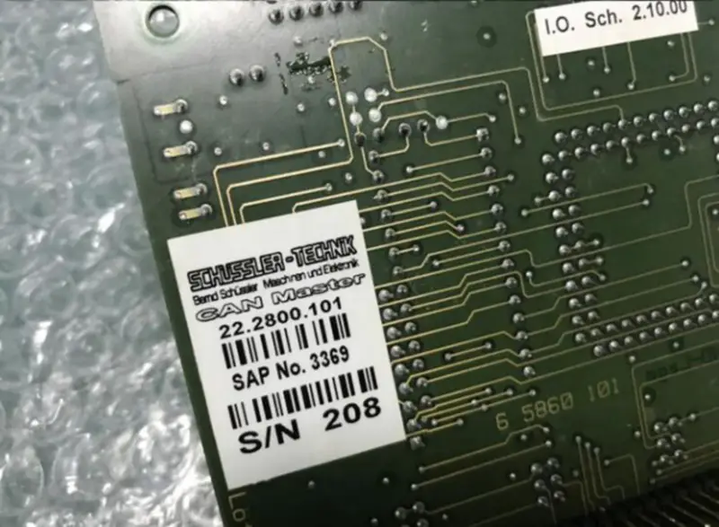 SCHUSSLER TECHNIK 5860 101 22.2800.101CNA MASTER 産業用マザーボード