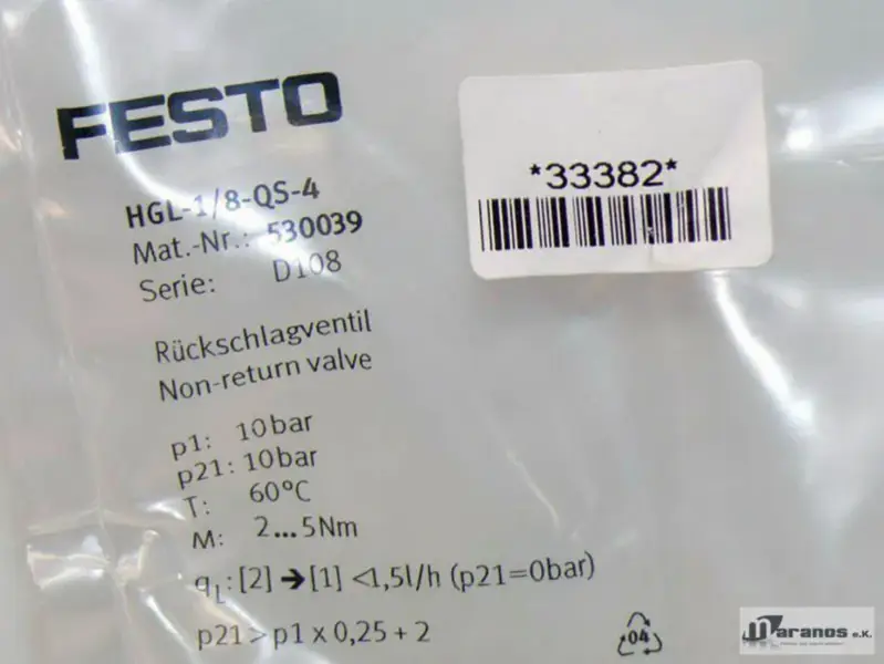 フェストHGL-1/8-QS-4