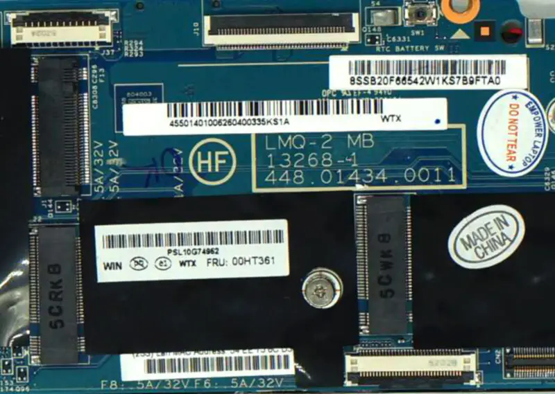 Lenovo X1 Carbon LMQ-2 13268-1 i7-5600U 8G搭載マザーボード