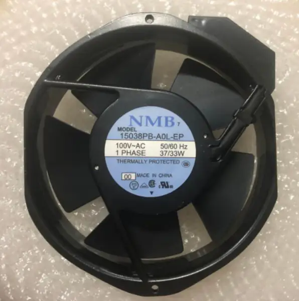 NMB 15038PB-A0L-EP 15038PB-A0L-EP-00 100V AC 1PHASE 37/33W メタルファン