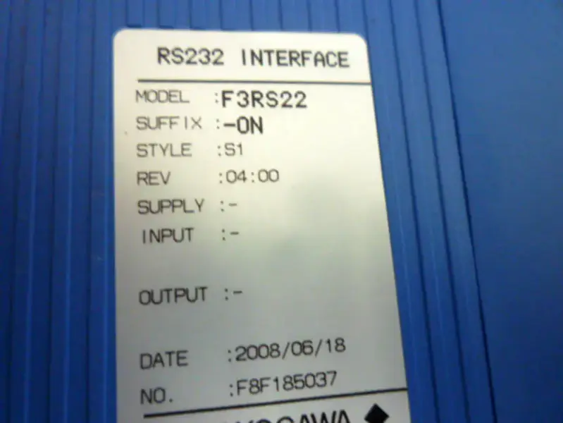 横河電機 PLC F3RS22-0N