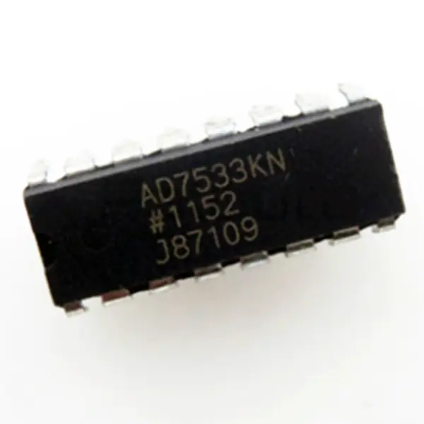 デジタル コンバーター IC の破片 AD7533 AD7533KNZ AD7533JNZ AD7533LN IC DAC 10BIT A-OUT 16DIP へのアナログ