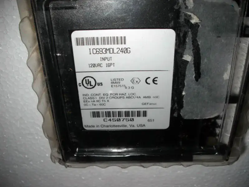 GEファナック IC693MDL240G