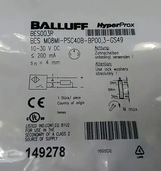 Balluff BES003R センサー