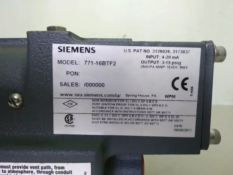 シーメンス 771-16BTF2