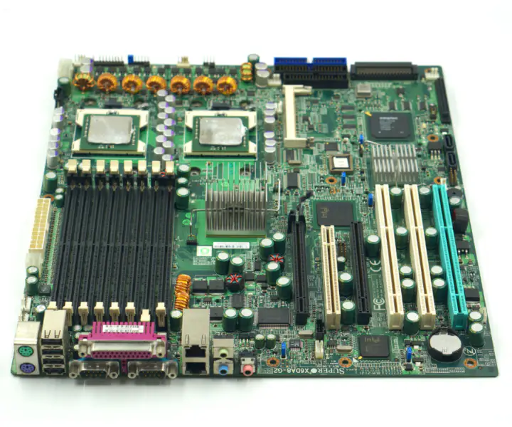 SUPER ワークステーションボード SUPER X6DA8-G2 REV 3.00 デュアル xeon 604 ソケットおよび scsi 68 ピン raid インターフェース搭載 産業用マザーボード