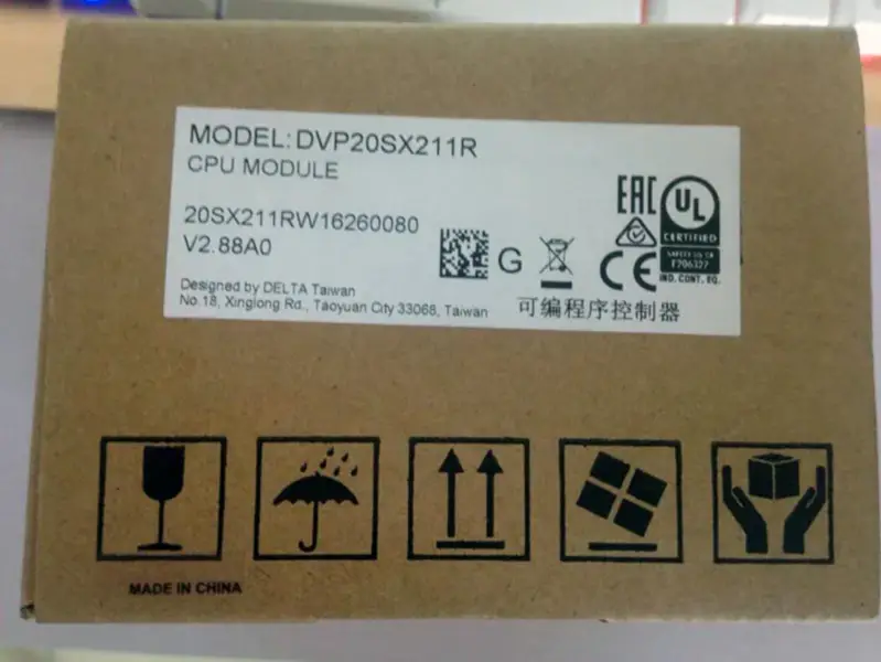 Delta DVP20SX211R PLCモジュール