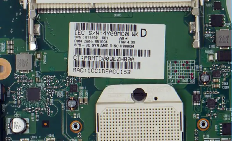 HP 611802-001 325 425 625 マザーボード