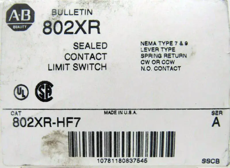 アレン・ブラドリー 802XR-HF7