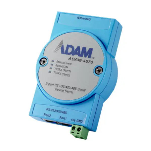 アドバンテック 2ポートRS-232/422/485シリアル・デバイス・サーバ ADAM-4570-CE