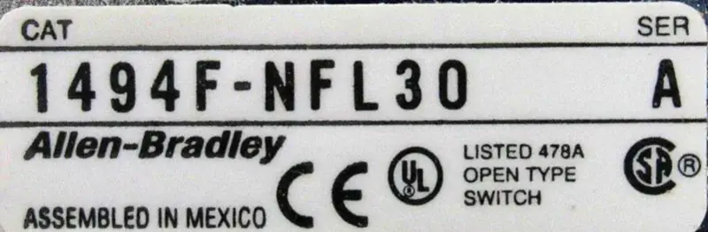 アレン・ブラドリー 1494F-NFL30