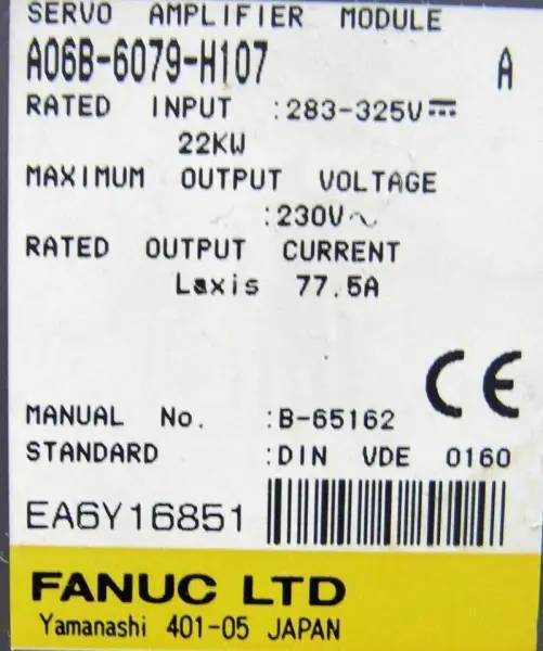 ファナック A06B-6079-H107