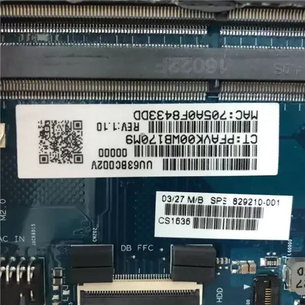 HP 856764-001 856764-501 856764-601 A6-7310Uマザーボード