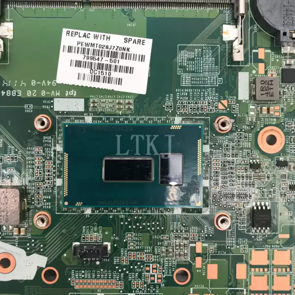 HP 856227-001 856227-501 856227-601 I7-6500U 940MX 2GB DAG34AMB6D0 マザーボード
