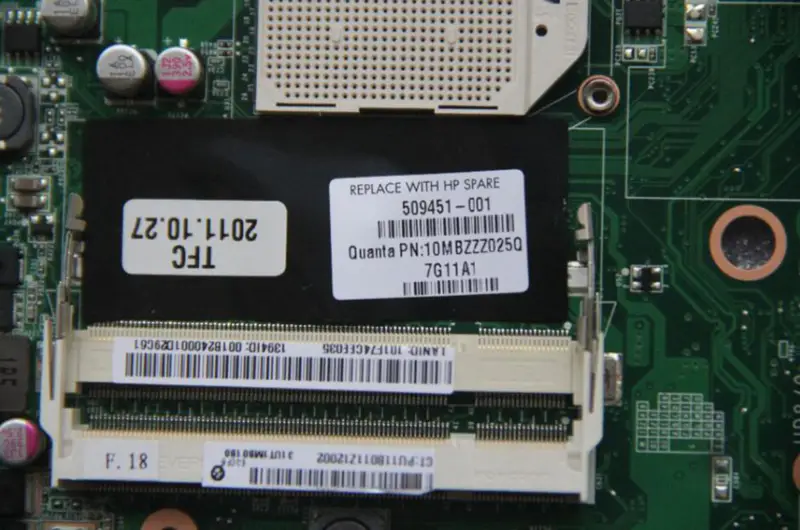 HP 509451-001 DV6 DV6-1000 M92 512MBマザーボード