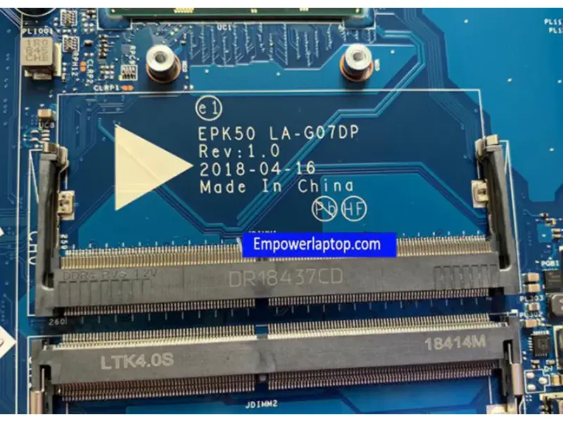 HP 15T-DA 15-DA L35239-601 L35239-501 L35239-001 LA-G07DP I3-7100U ノートパソコン用マザーボード
