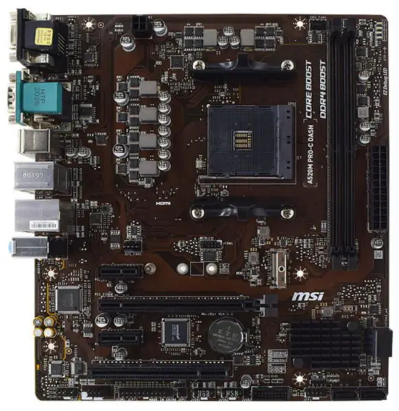 MSI A520M PRO-C DASHマザーボード Socket AM4 DDR4