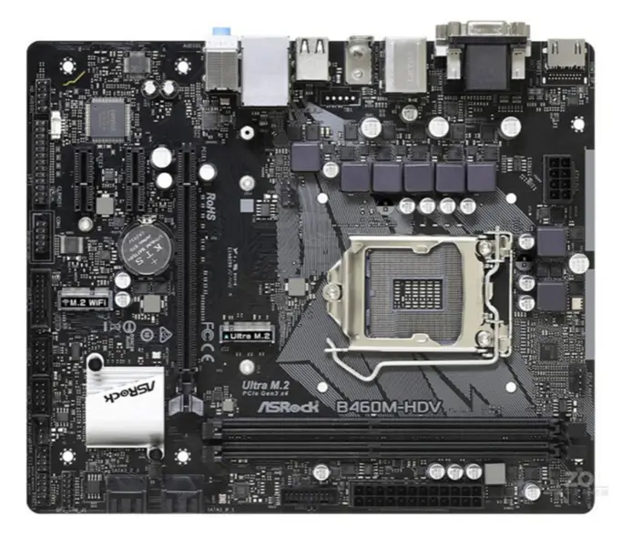 ASRock B460M HDV マザーボード LGA 1200 DDR4