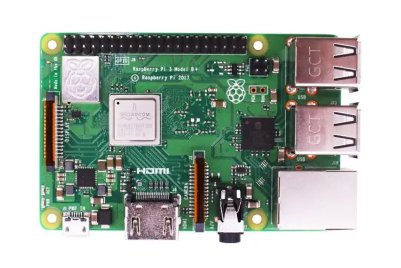 Raspberry Pi 3 Model B または B+ デバイスボード