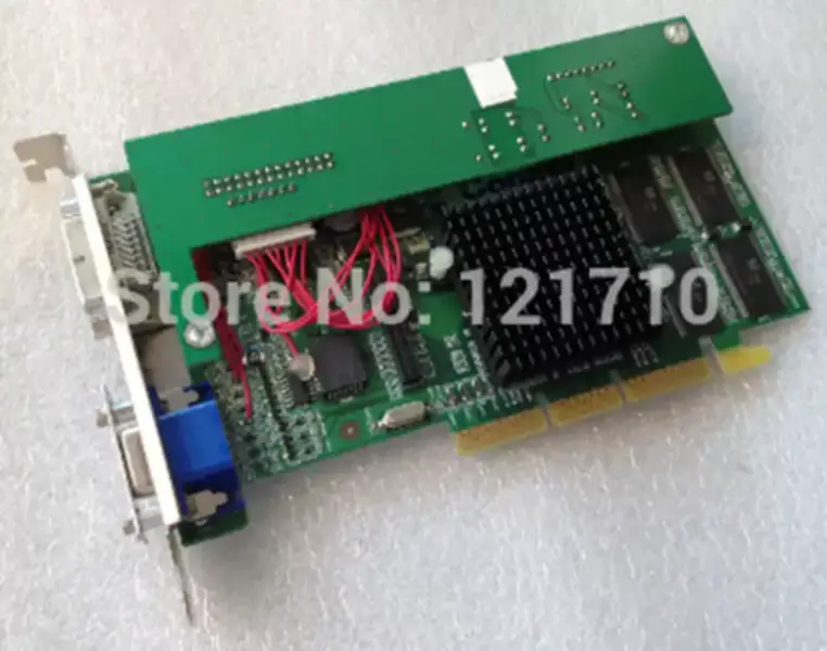 Contrel コントレル グラフィックボード AGPインターフェース VGAおよびDVI出力付き 特殊ディスプレイカード 産業用マザーボード
