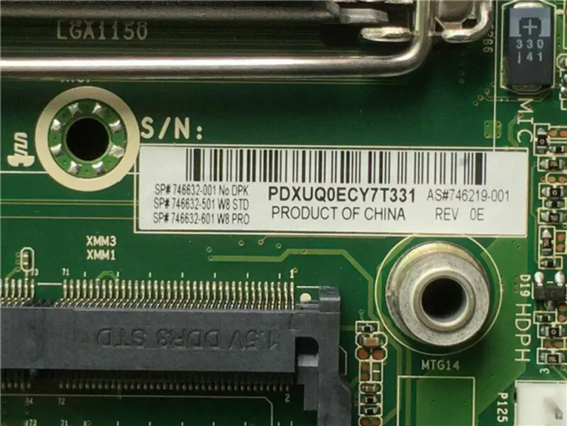 HP 746219-001 マザーボード