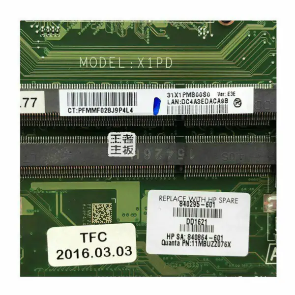 HP 840295-601 マザーボード