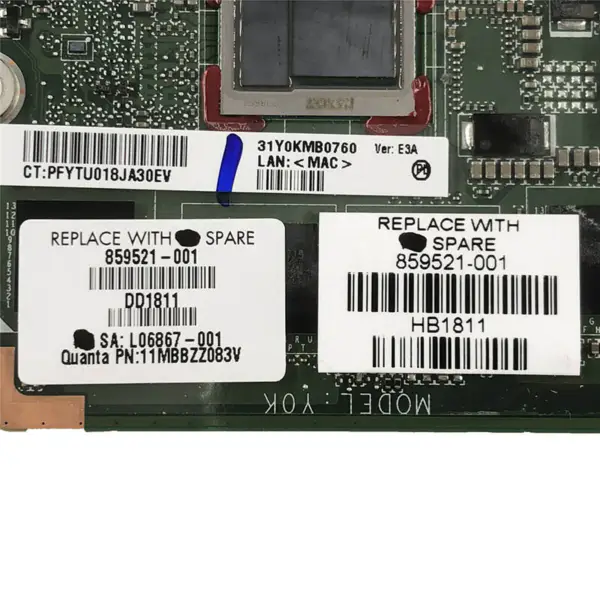 HP 829521-001マザーボード