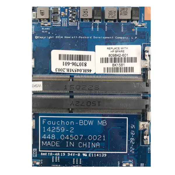 HP 809842-001マザーボード