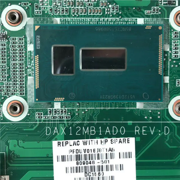HP DAX12MB1AD0809046-501マザーボード