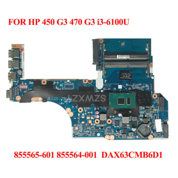 HP 855565-601 855564-001 DAX63CMB6D1 マザーボード