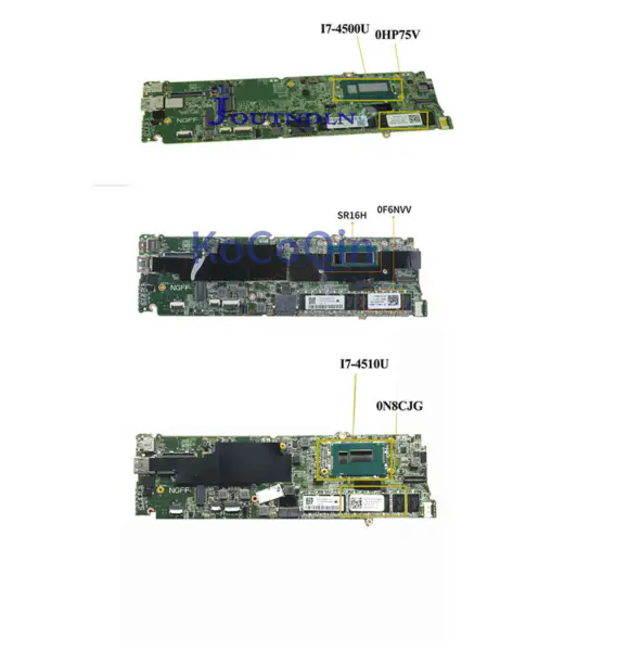 HP 0HP75V 0N8CJG N8CJG I7-4510U 0F6NVV F6NVV I7-4650Uマザーボード