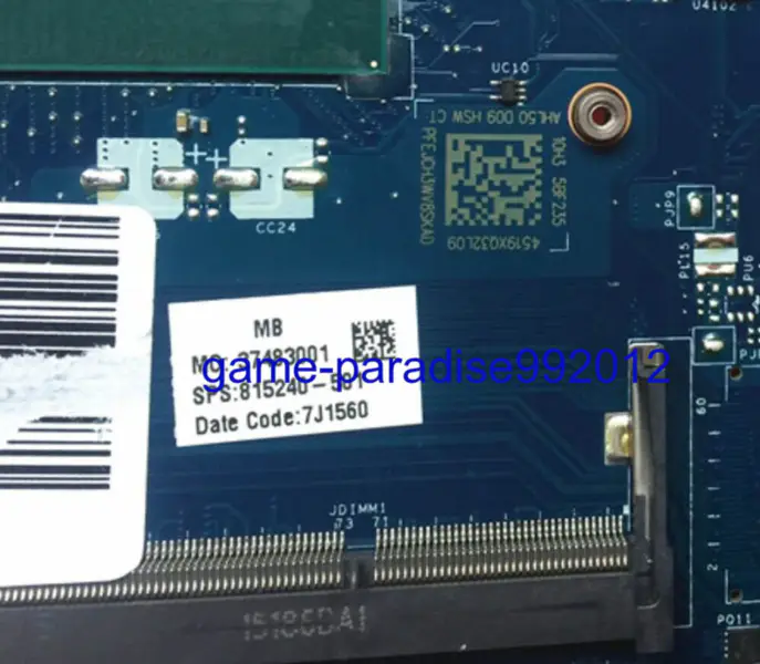 HP 815240-501 マザーボード