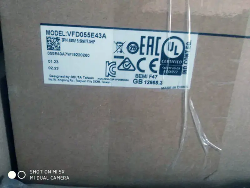 デルタVFD055E43A