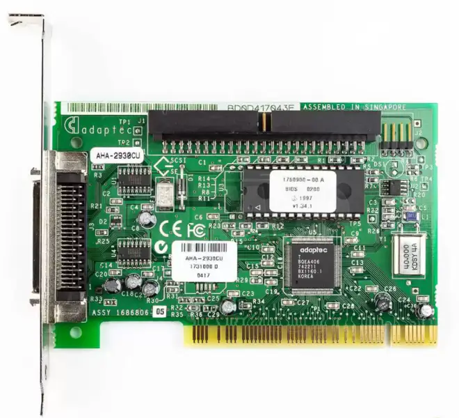 Adaptec PCI SCSI コントローラカード AHA-2930CU 50ピン 産業用マザーボード