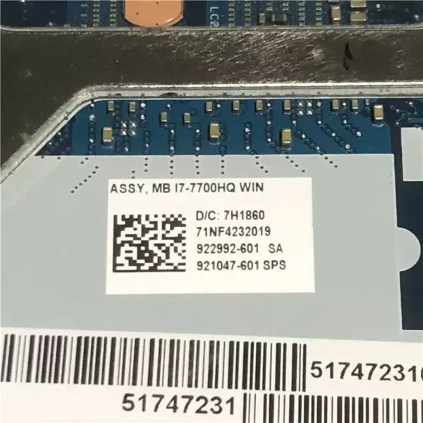 HP ZBook 15 G4 921048-001 921048-501 921048-601 LA-E161P マザーボード