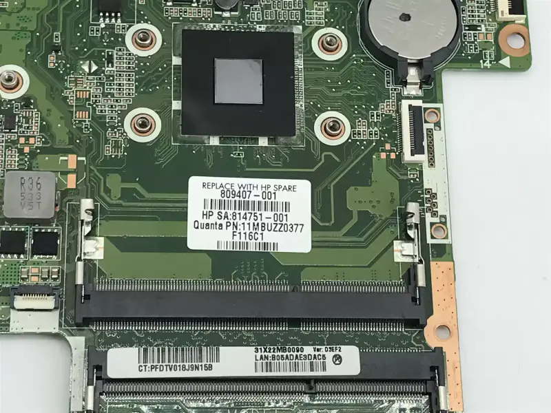 HP 809407-001 809407-501 DA0X22MB6D0 15-ABマザーボード