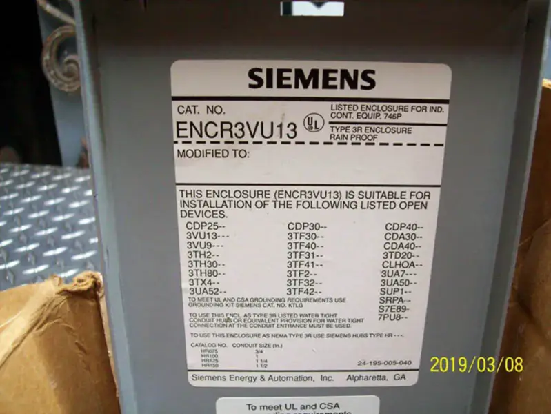 シーメンス ENCR3VU13
