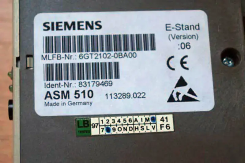 シーメンス 6GT2102-0BA00