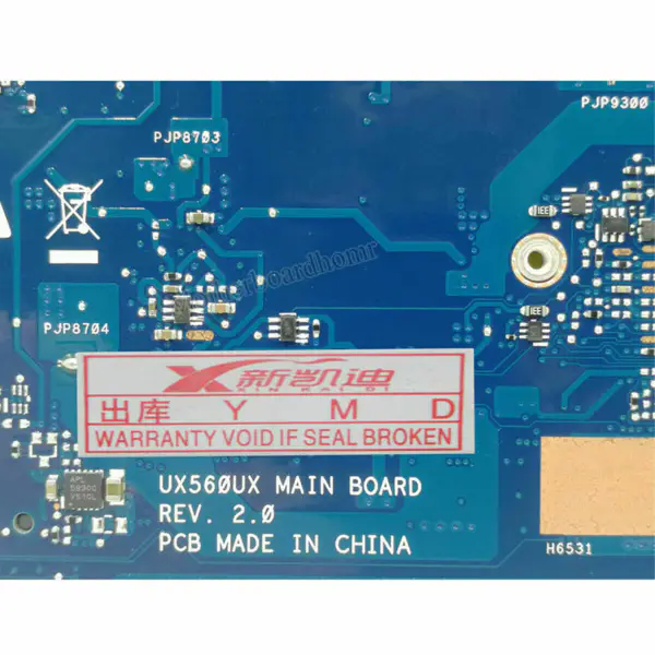 Asus 60NB0C20-MB7001 Q524UQ UX560U UX560UQK UX560UQ UX560UX ATXマザーボード