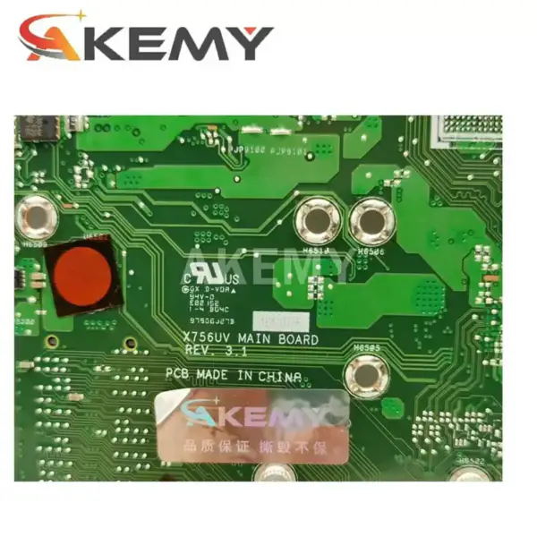 Asus X756UA X756UA ATXマザーボード
