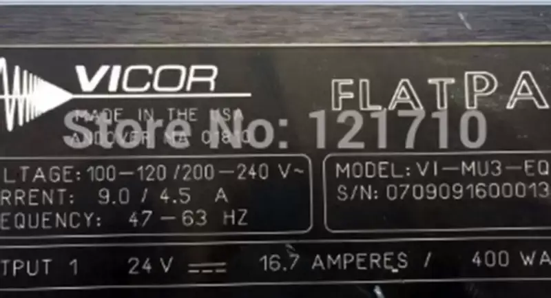 Vicor 電源装置 VICOR FLATPAC VI-MU3-EQ 産業用マザーボード
