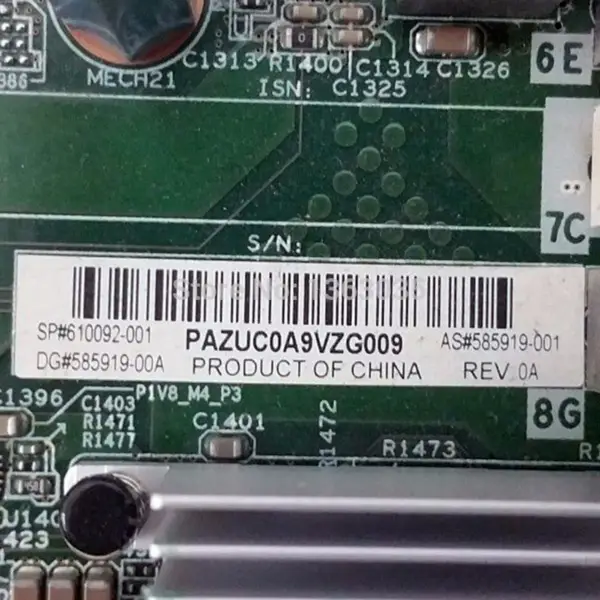 HP 610092-001 585919-001 BL680C G7用サーバー・マザーボード
