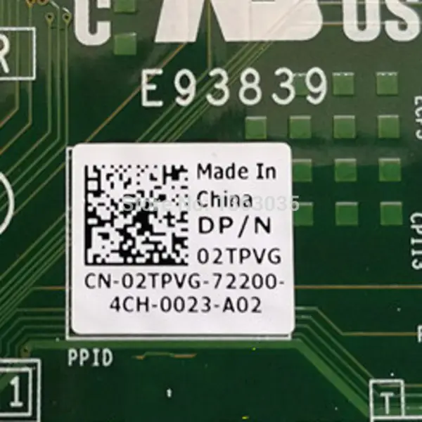 Dell 02TPVG 2TPVG CN-02TPVG Precision T7910用ワークステーションマザーボード
