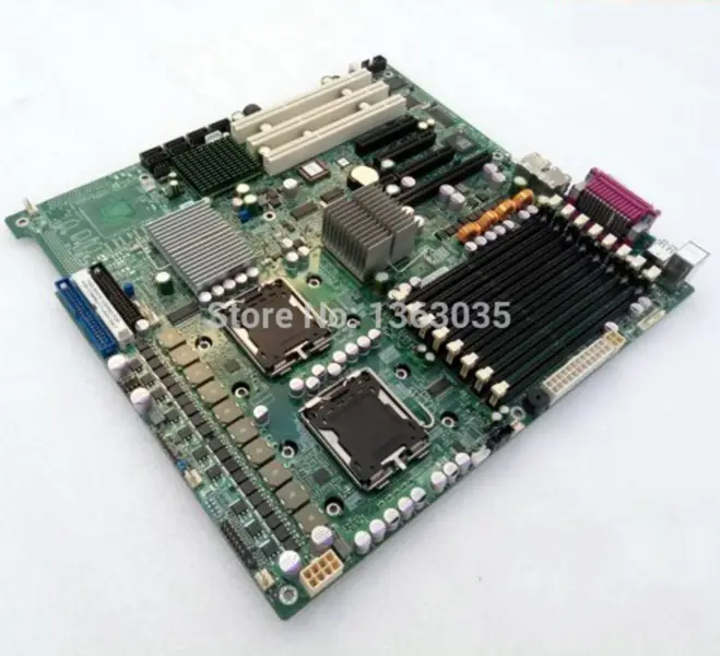 Supermicro X7DBE-X サーバーマザーボード 5000P チップセット LGA771 6*PCI-X
