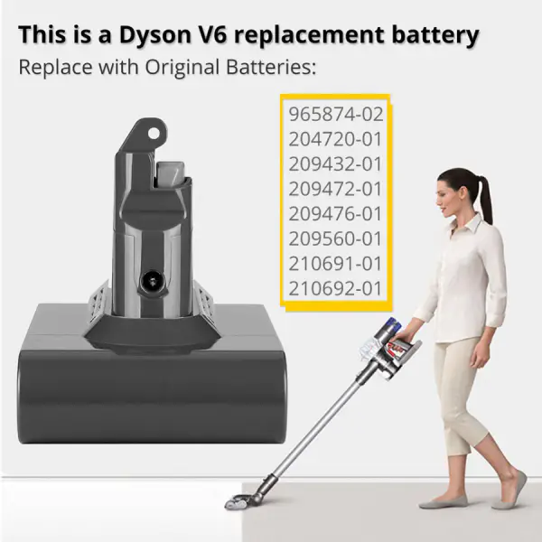 Dyson V6 DC62 DC58 DC59 SV09 SV07 SV03 バッテリー