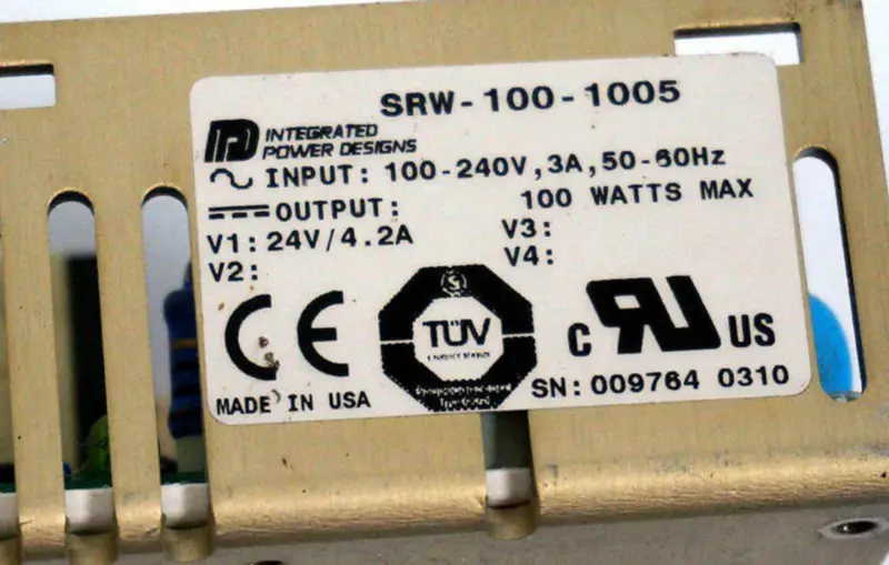 統合電源装置 SRW-100-1005